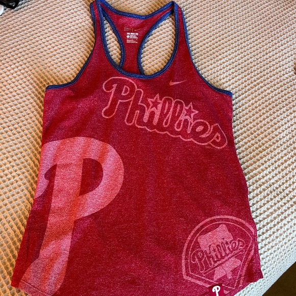 Philadelphia Phillies Nike women’s size large tank top - Picture 2 of 5